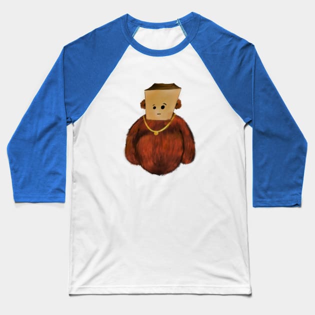 Teddy and a chain Baseball T-Shirt by Stephanie Kennedy 